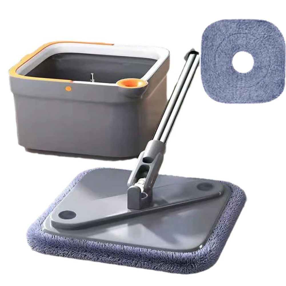 1pc Gray Rotating Mop With Adjustable And Extendable Handle And Mop Bucket Self-cleaning Self-wringing Household Cleaning Tools
1pc Gray Rotating Mop With Adjustable And Extendable Handle And Mop Bucket Self-cleaning Self-wringing Household Cleaning Tools