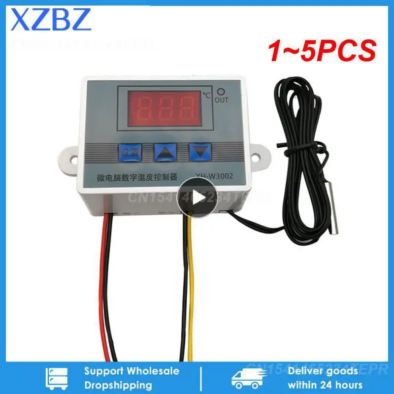 

1~5PCS Microcomputer digital display temperature control switch 12V-220V 120W240W1500W thermostat NTC sensor temperature W3001
