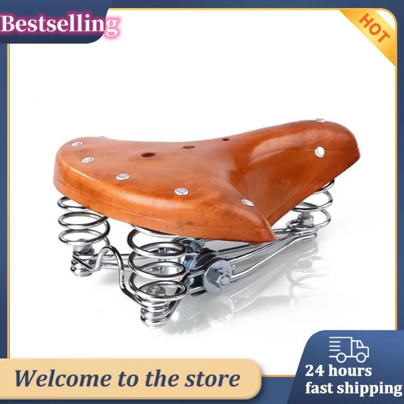 Saddle Fashionable Waterproof Leather Seat Cushion Cowhide Saddle Seat Three Spring Saddle Seat Vintage
Saddle Fashionable Waterproof Leather Seat Cushion Cowhide Saddle Seat Three Spring Saddle Seat Vintage