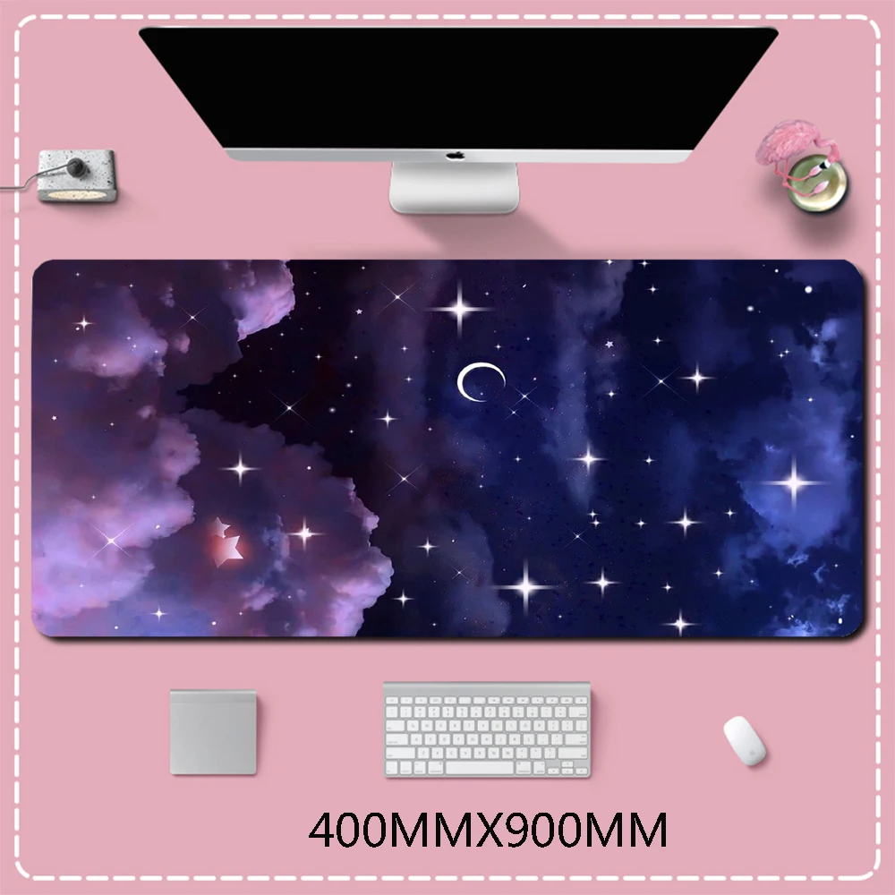 Moon Starry Sky Mouse Pad Cartoon Hand Painted Girl Large Lock Game Mouse Pad Computer Keyboard Anti Slip Table Pad Desk Mats
Moon Starry Sky Mouse Pad Cartoon Hand Painted Girl Large Lock Game Mouse Pad Computer Keyboard Anti Slip Table Pad Desk Mats