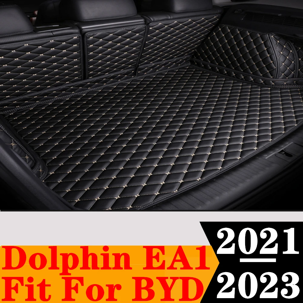 

Подходящий под заказ коврик для багажника автомобиля для BYD Dolphin EA1 2023 2022 2021, Задняя подкладка для груза, поднос для багажника, коврик для багажа, ковер, аксессуары для деталей