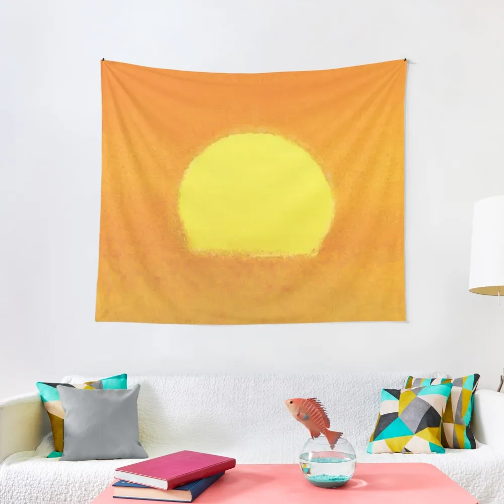 

Andy Warhol | Sunset Unique Yellow Tapestry Decoration For Rooms Wall Decorations Tapestry