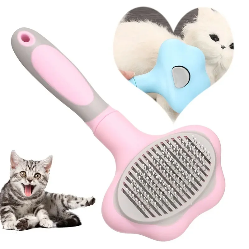 

Creative Massages Self Cleanger Depilation Improves Circulation Removes Undercoat Cat Comb Pet Beauty Product Dog Hair Cleaning