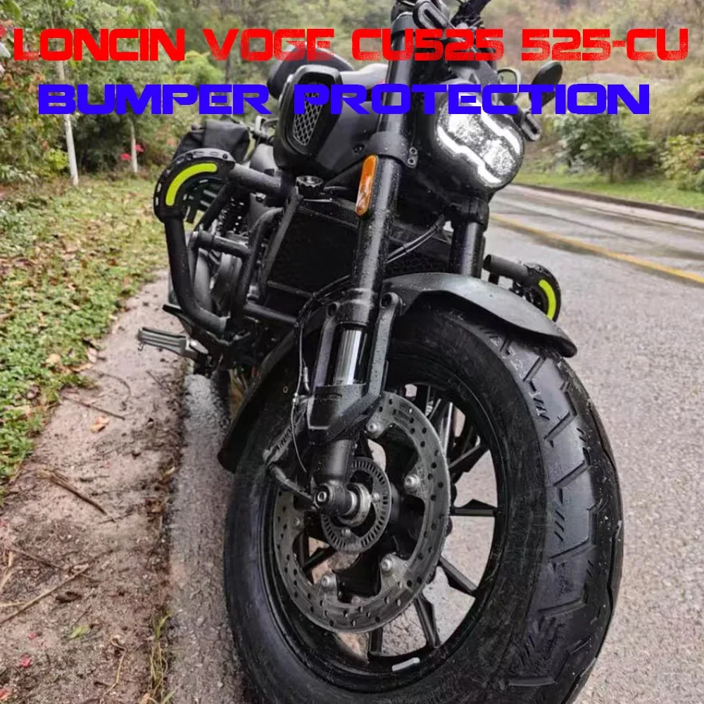 

Motorcycle Engine Guard Anti-collision Bar Bumper Upper and Lower Fairing Frame Protection Bar FOR Loncin VOGE CU525 CU-525