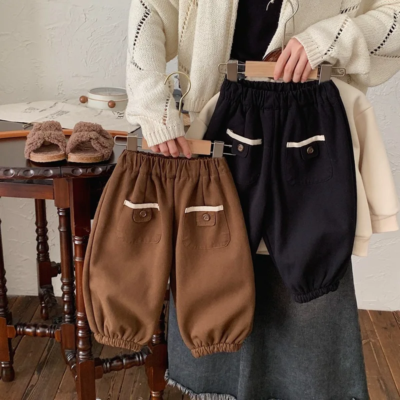 Childrens Fleece Pants for Boys Irls Casual Pants Baby Cotton Pants for Children Boys Autumn Winter Thickened Korean Style
Childrens Fleece Pants for Boys Irls Casual Pants Baby Cotton Pants for Children Boys Autumn Winter Thickened Korean Style