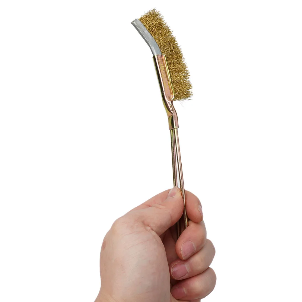 Brush Nylon Bristle Brush for Plastic and Upholstery Cleaning Brass Bristle Brush for Spark Plugs and Batteries
Brush Nylon Bristle Brush for Plastic and Upholstery Cleaning Brass Bristle Brush for Spark Plugs and Batteries
