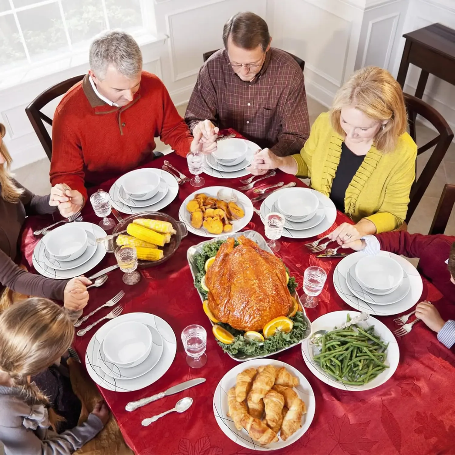 18-Piece Kitchen Dinnerware Set,Plates,Bowls,Break and Chip Resistant,Dish Sets Service for 6,Simple Lines, White-Gray
18-Piece Kitchen Dinnerware Set,Plates,Bowls,Break and Chip Resistant,Dish Sets Service for 6,Simple Lines, White-Gray