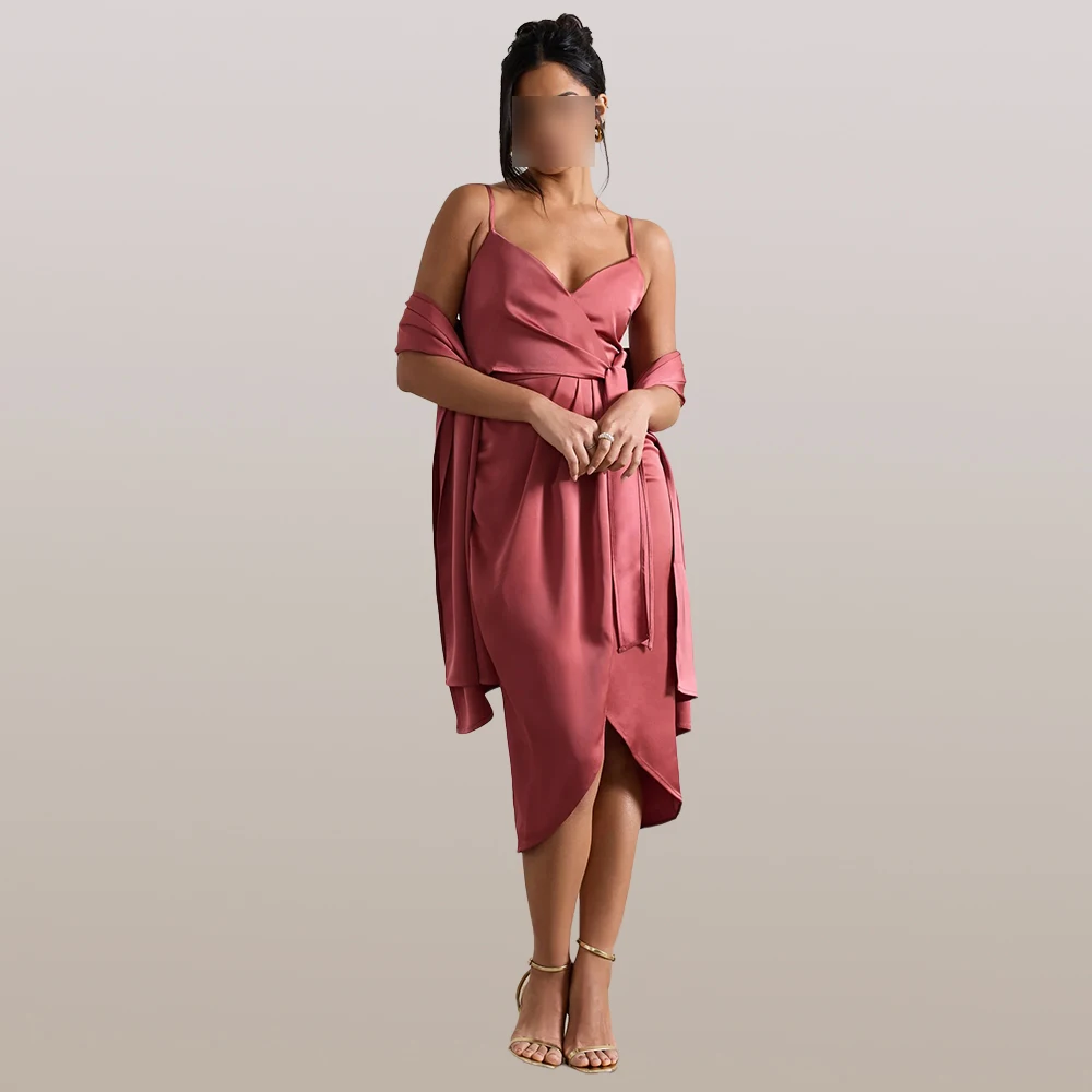 Mignon Satin Sexy Strapless Ruched Pleat Knee-Length Evening Dress Prom Dress Elegant Evening Party Dress for Women 2024
Mignon Satin Sexy Strapless Ruched Pleat Knee-Length Evening Dress Prom Dress Elegant Evening Party Dress for Women 2024