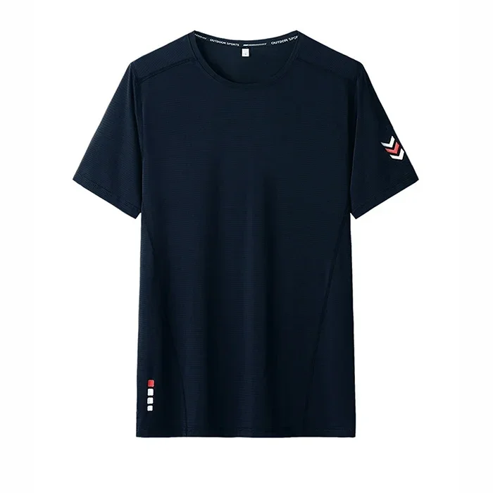 Summer T-shirt for Men Plus Size 1XL-7XL Sport Quick Drying Fitness Running Tees Round Neck Short Sleeve Tops 110-175kg Summer T-shirt for Men Plus Size 1XL-7XL Sport Quick Drying Fitness Running Tees Round Neck Short Sleeve Tops 110-175kg
