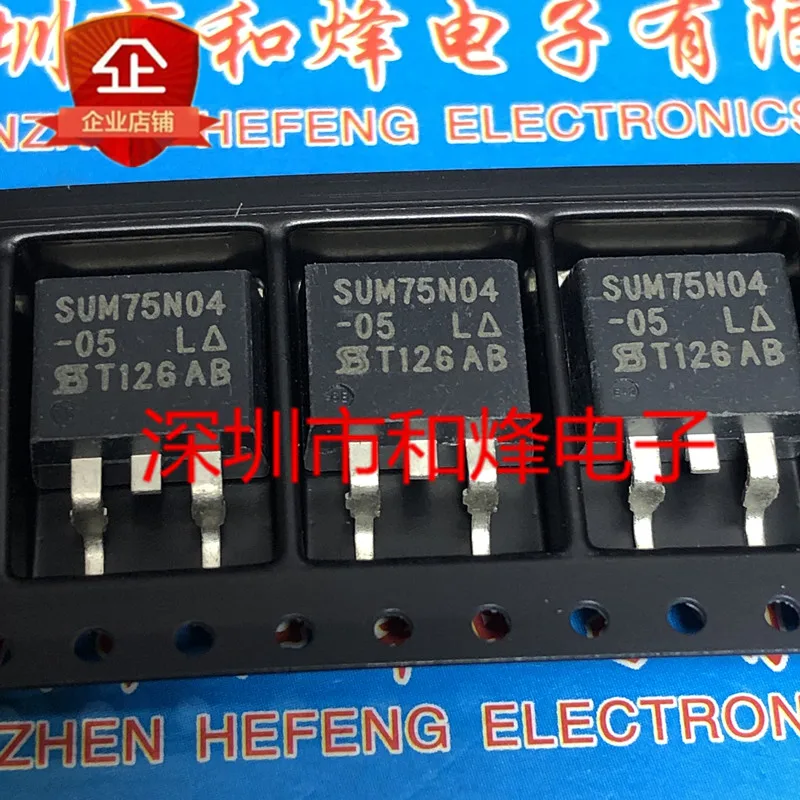 

5PCS-10PCS SUM75N04-05L TO-263 40V 75A NEW AND ORIGINAL ON STOCK