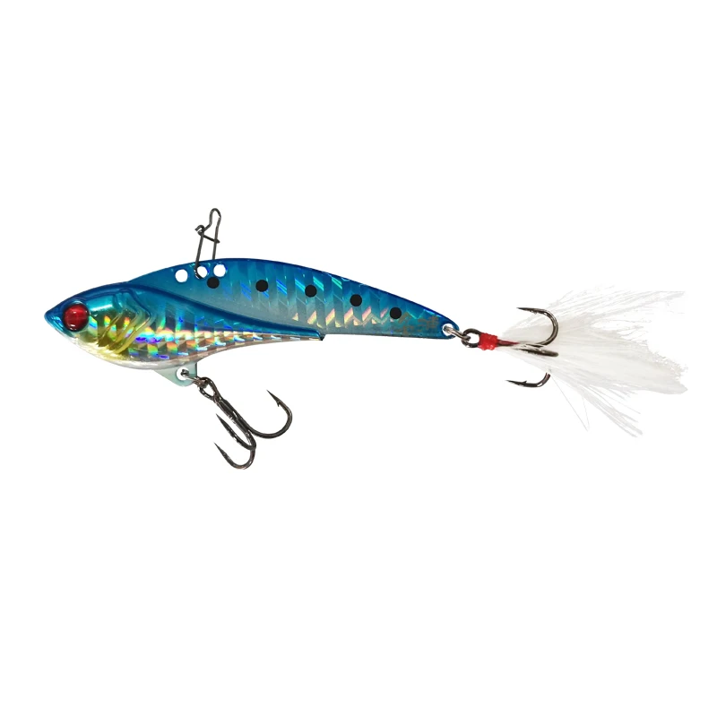 Metal VIB 14g/21g Lutac Fishing Lure Vibration Hard Baits VIB Tackle 6 Colors Sinking With Feather Hook Isca Artificial
Metal VIB 14g/21g Lutac Fishing Lure Vibration Hard Baits VIB Tackle 6 Colors Sinking With Feather Hook Isca Artificial