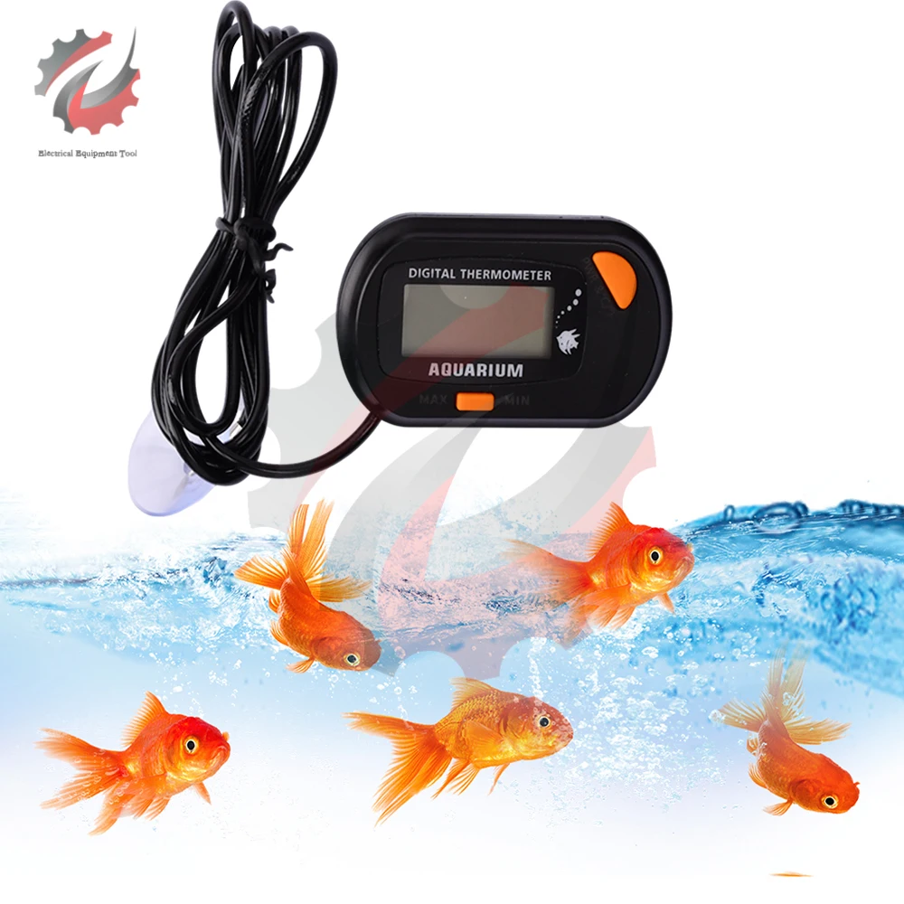 

STD-1 Fish Tank Thermometer Digital LCD Weather Station -50℃-70℃ Pyrometer Temperature Tester With Water-Resistant Sensor Probe