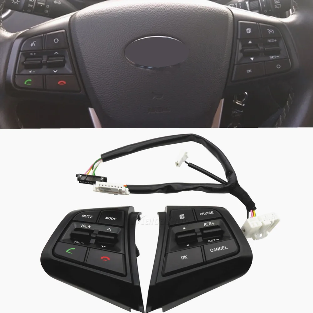 Кнопки управления круиз-контролем на руль для Hyundai Creta Ix25, 1,6/2,0 л, 96700-C9000 
Кнопки управления круиз-контролем на руль для Hyundai Creta Ix25, 1,6/2,0 л, 96700-C9000