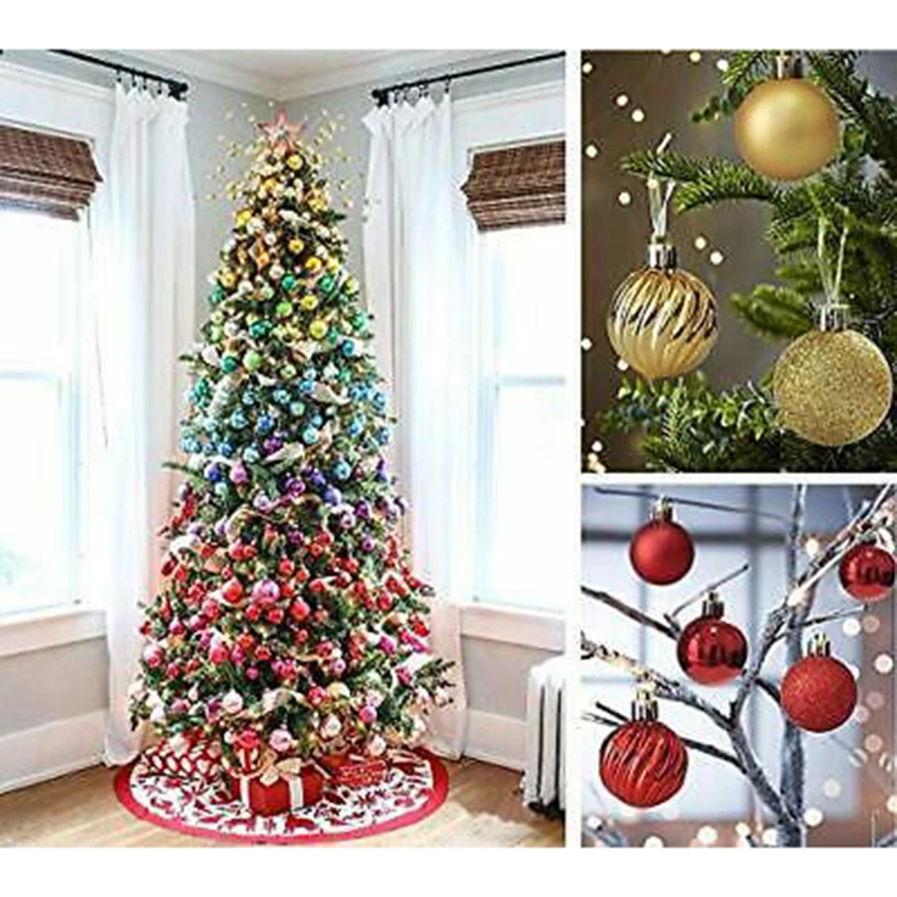 Christmas Baubles Xmas Tree Decoration Birthdays Christmas Parties Christmas Ball Set Pendant Plastic High Quality
Christmas Baubles Xmas Tree Decoration Birthdays Christmas Parties Christmas Ball Set Pendant Plastic High Quality