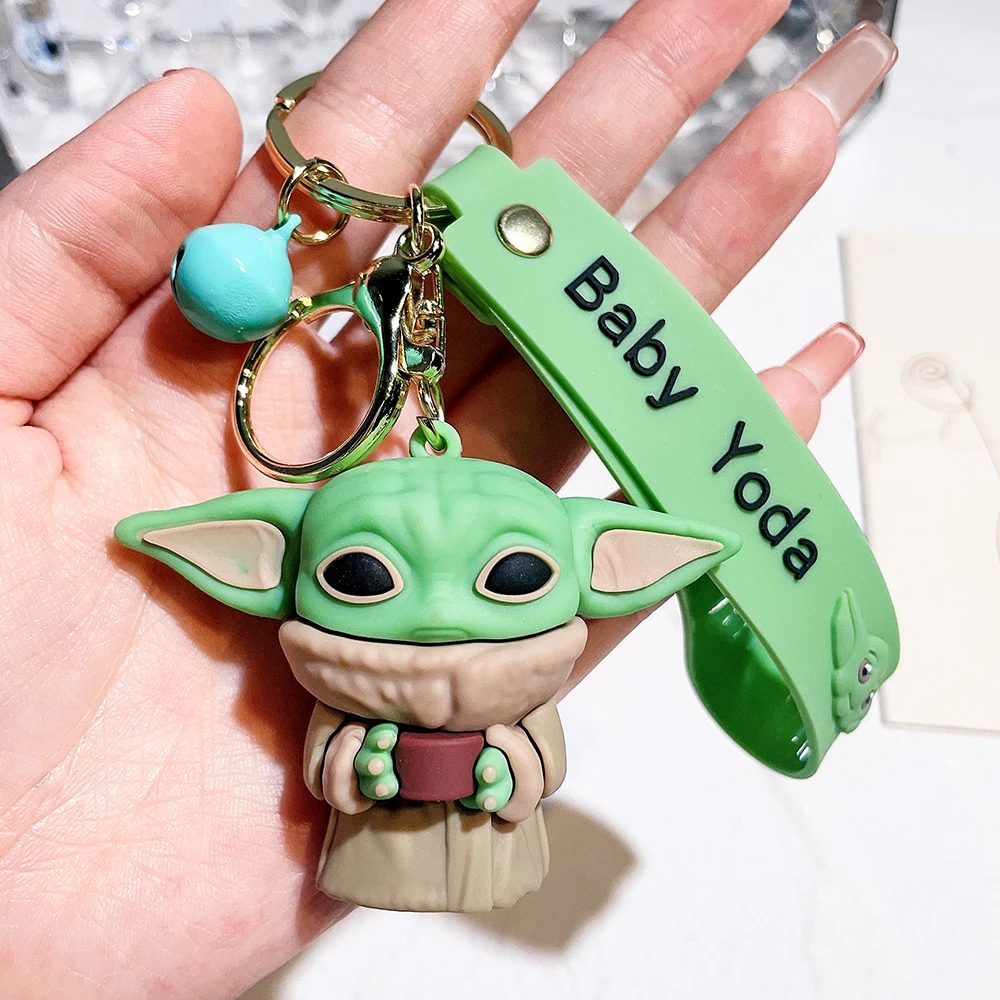 Disney Movie Star Wars Keychain Darth Vader Imperial Stormtrooper Yoda Baby Doll Keyrings Key Holder for Boys Gifts Disney Movie Star Wars Keychain Darth Vader Imperial Stormtrooper Yoda Baby Doll Keyrings Key Holder for Boys Gifts