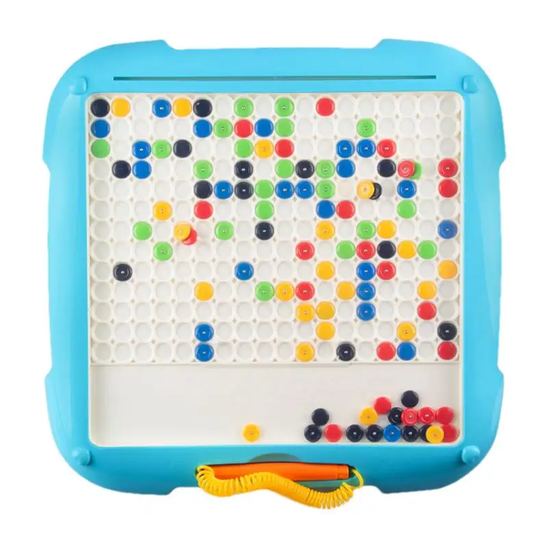 

Magnetic Dot Art Boards 2 In 1 Maze Magnetic DIY Drawing Board Parent-Child Interaction Preschool Learning Activities For Home