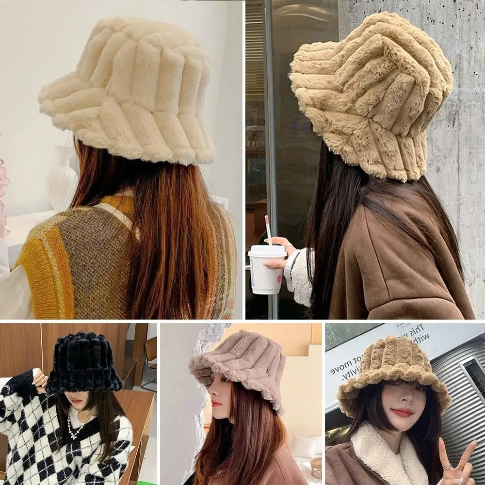 Faux Fur Plush Bucket Hat Outdoor Plus Velvet Furry Fisherman Cap Warm Soft Panama Hat Women
Faux Fur Plush Bucket Hat Outdoor Plus Velvet Furry Fisherman Cap Warm Soft Panama Hat Women