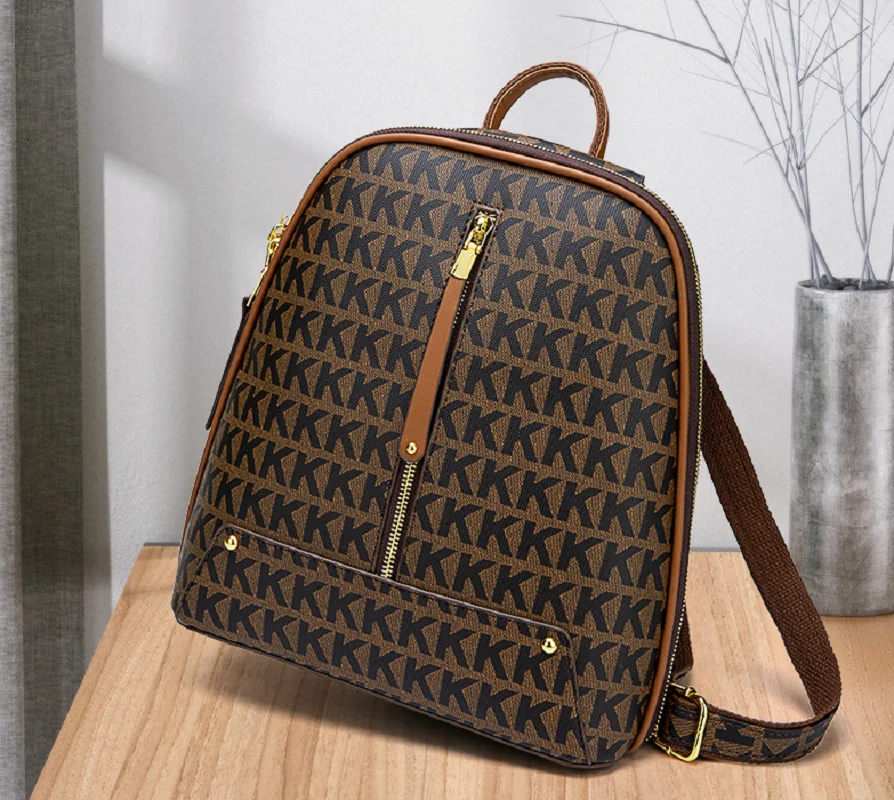Women Luxury Letter Design High Capacity Casual Travel Shoulder Bags Notebook School Bag Totes Fashion Vintage Leather Backpack
Women Luxury Letter Design High Capacity Casual Travel Shoulder Bags Notebook School Bag Totes Fashion Vintage Leather Backpack