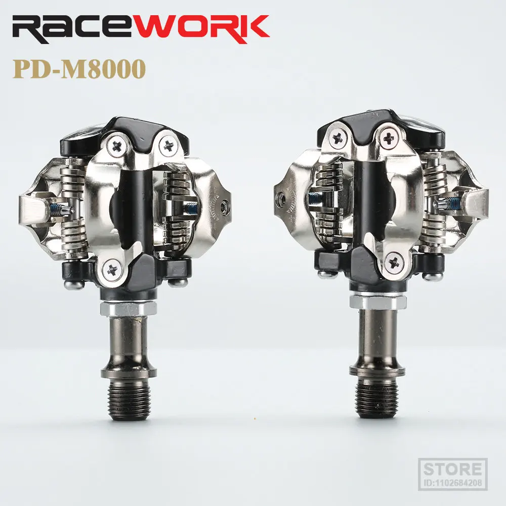 

RACEWORK Bike Pedal DEORE XT PD-M8000 Self-Locking SPD Pedals MTB Components Using For shimano