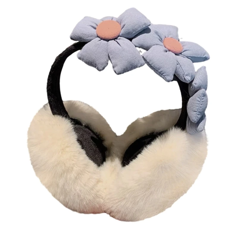 

Soft and Warm Sunflower Plush Ear Warmers for Winter Outdoor Activities Keep You Warm in Cold Weather for Skiing Hiking 57BD