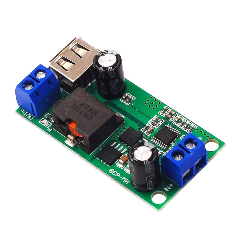 5A step-down module 9V/12V/24V/36V to 5V DC-DC high-power automotive regulated power converter for mobile power supply equipment
5A step-down module 9V/12V/24V/36V to 5V DC-DC high-power automotive regulated power converter for mobile power supply equipment