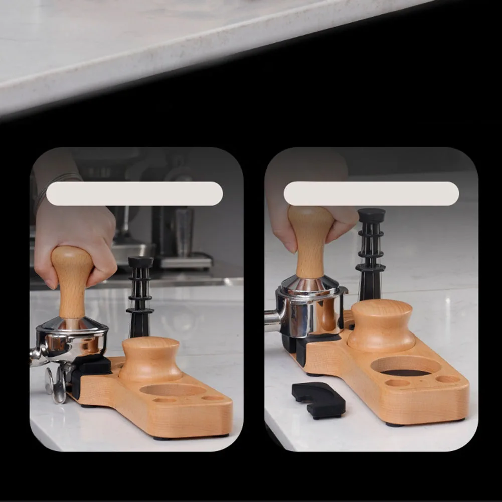 Wooden Coffee-Tamper Stand Presser Holder For Espresso Puck Screen Tamping Station Distribution Lever CoffeeTools Tamper Mats
Wooden Coffee-Tamper Stand Presser Holder For Espresso Puck Screen Tamping Station Distribution Lever CoffeeTools Tamper Mats