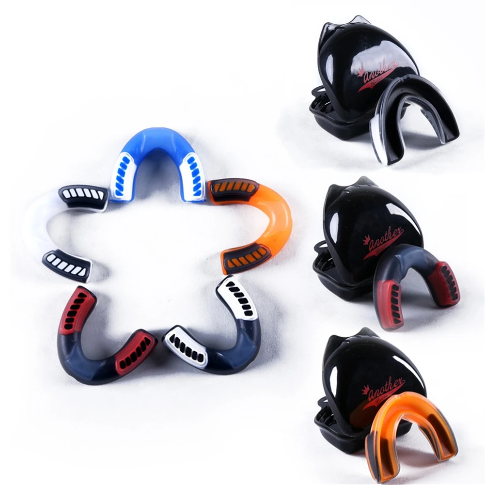 Generic 5 Sets Sport Mouth Guard Gum Shield For Boxing MMA Rugby Judo