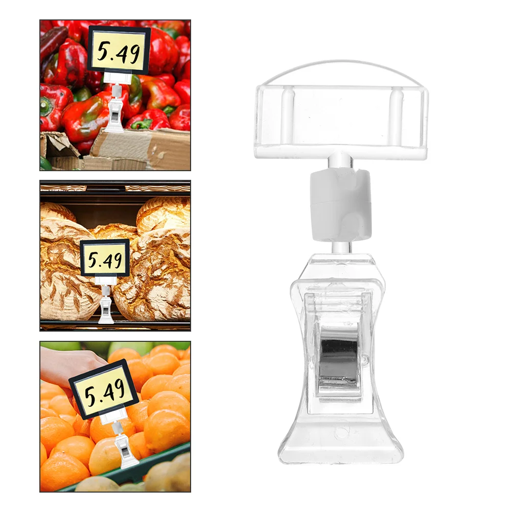 10 Pcs Acrylic Advertising Folder Display Shelves Stand Commodity Desk Sign Supermarket Price Tag Clip Display Holder Food
10 Pcs Acrylic Advertising Folder Display Shelves Stand Commodity Desk Sign Supermarket Price Tag Clip Display Holder Food