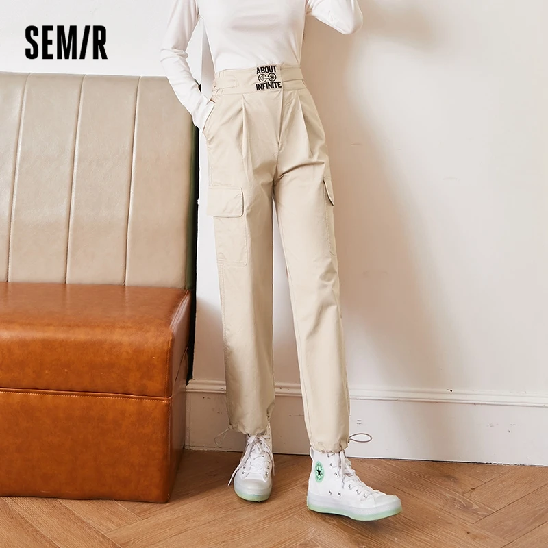 Semir Casual Pants Women Embroidery Letter Personality 2023 Autumn New Style Bunched Feet Waist Straight Work Clothes Trousers
Semir Casual Pants Women Embroidery Letter Personality 2023 Autumn New Style Bunched Feet Waist Straight Work Clothes Trousers