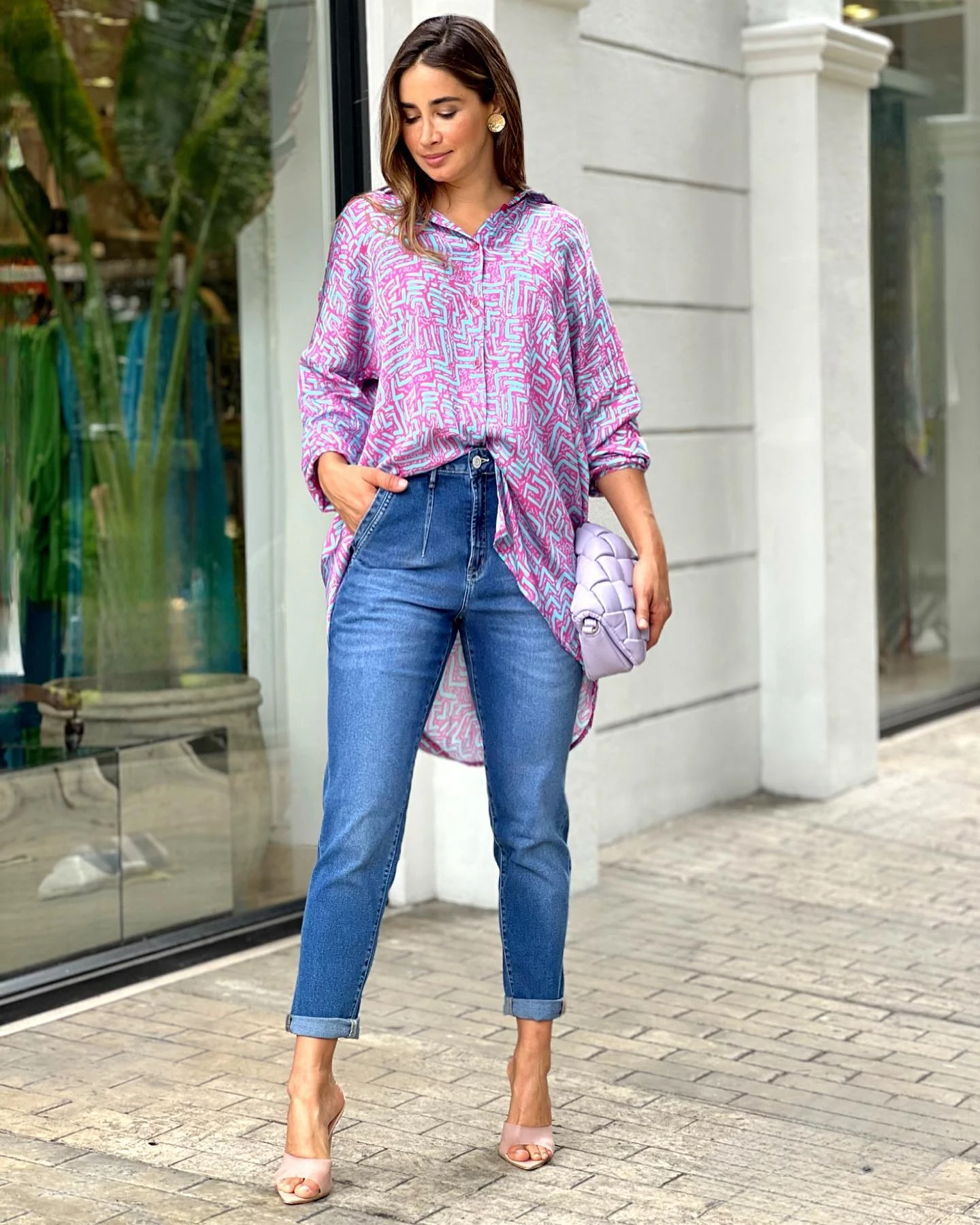 Long Purple Shirt Ladies 2023 Summer Temperament Commuting Loose Casual Printed Long Shirt Ladies Hot Sale 
Long Purple Shirt Ladies 2023 Summer Temperament Commuting Loose Casual Printed Long Shirt Ladies Hot Sale