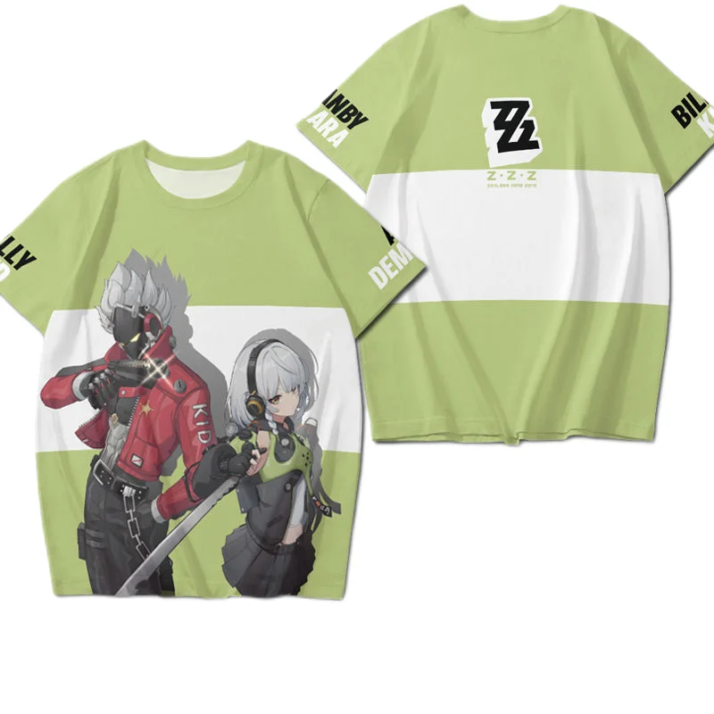 

ARPG Game Zenless Zone Zero Graphic T Shirts New Games Honkai Impact ZZZ T Shirt For Men Clothes Boy Tee Girl T-Shirt O-Neck Top