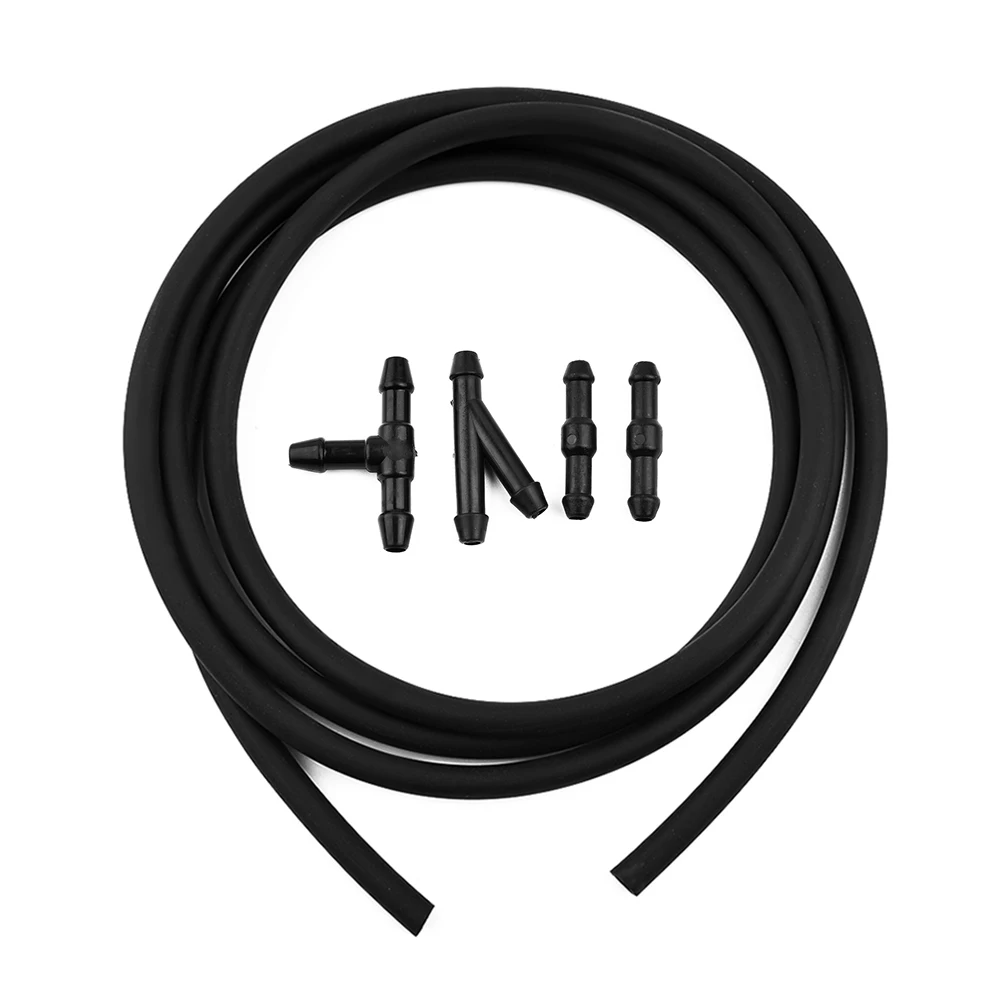 200cm Black Windscreen Washer Hose & 4x Black Connectors - New, Rubber & Plastic, Universal Fitment For Pumps/Nozzles
200cm Black Windscreen Washer Hose & 4x Black Connectors - New, Rubber & Plastic, Universal Fitment For Pumps/Nozzles