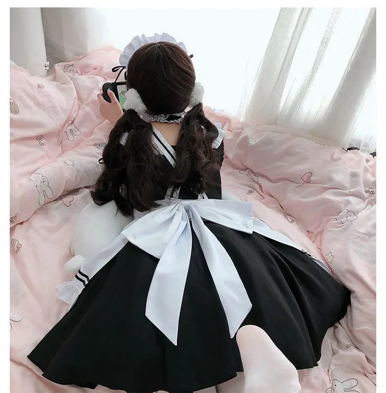 2023 Black Cute Lolita Maid Costumes Girls Women Lovely Cream Sweetheart Maid Dress Japanese Outfit Pink Lolita Luolit Dress
2023 Black Cute Lolita Maid Costumes Girls Women Lovely Cream Sweetheart Maid Dress Japanese Outfit Pink Lolita Luolit Dress