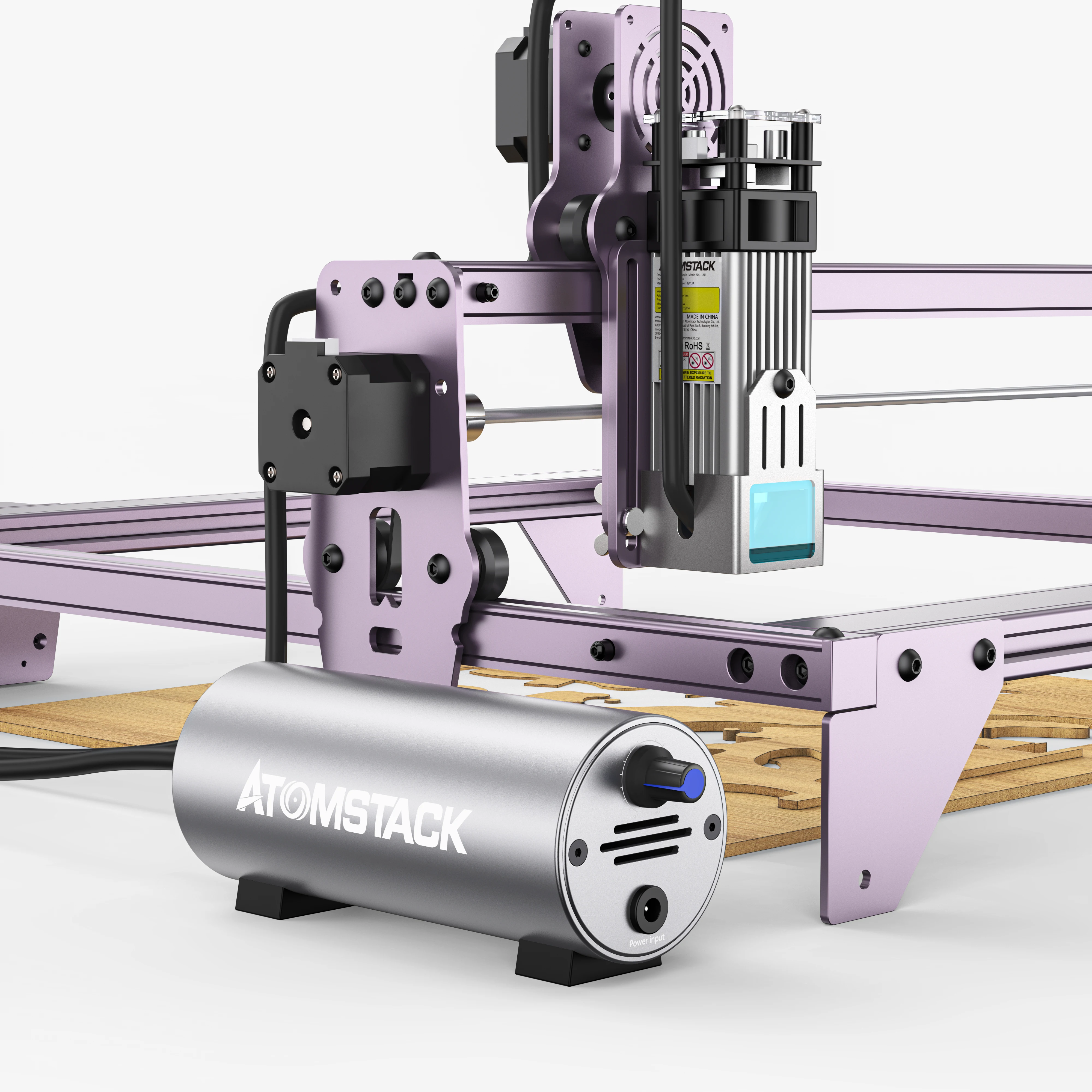 Laser Engraver Air Assisted Accessory Laser Cutter Air Assist System 10‑30L/min Adjustable Quiet and Easy To Install
Laser Engraver Air Assisted Accessory Laser Cutter Air Assist System 10‑30L/min Adjustable Quiet and Easy To Install