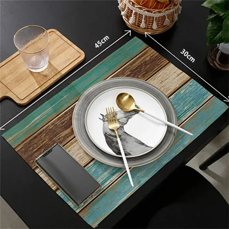 Farmhouse Wood Texture Table Runner Placemats Combination Set Wedding Party Event Dining Table Decoration Hotel Home Tablecloth
Farmhouse Wood Texture Table Runner Placemats Combination Set Wedding Party Event Dining Table Decoration Hotel Home Tablecloth