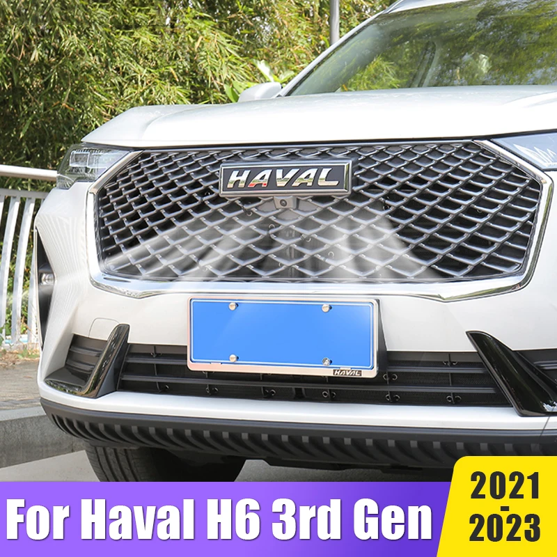 

Car Front Grille Insert Net Insect Screening Mesh Water Tank Protection Trim For Haval H6 3rd Gen 2021 2022 2023 GT DHT-PHEV