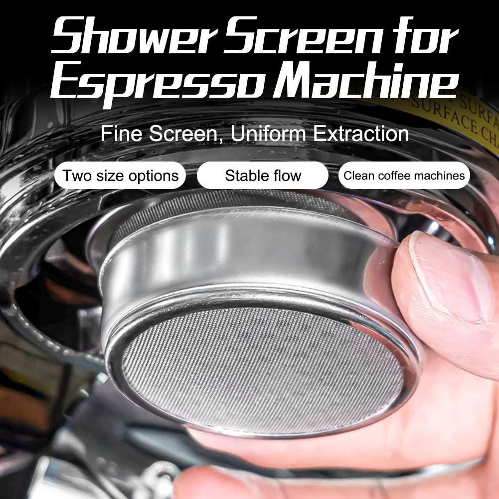 Kicthen Accessories 2mm/4mm Precise Shower Screen Coffee machine Stainless Steel for E61 Espresso Machine Group Head Reusable
Kicthen Accessories 2mm/4mm Precise Shower Screen Coffee machine Stainless Steel for E61 Espresso Machine Group Head Reusable