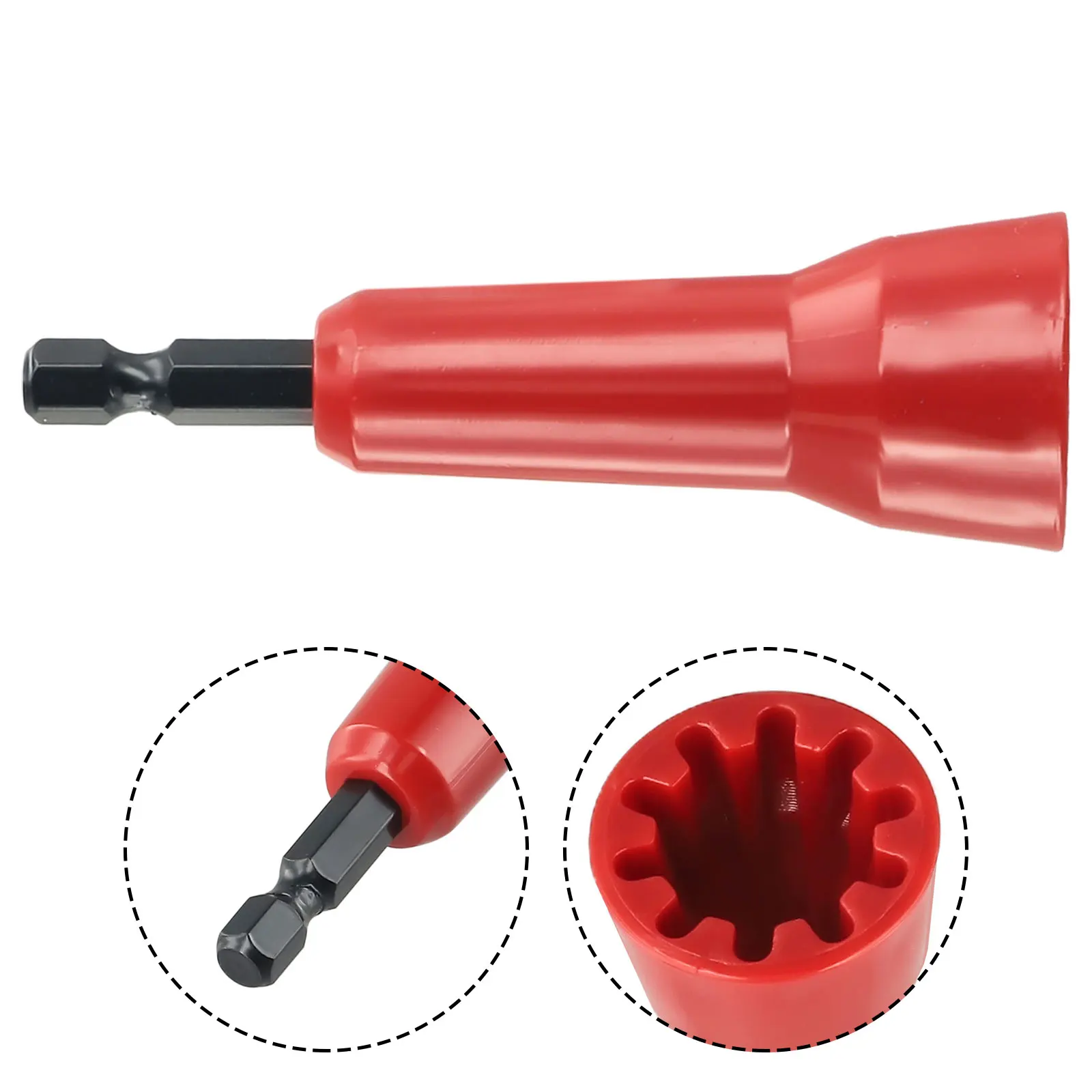 Power Drill Drivers Wire Twisting Tool with Hex Handle Improve Efficiency and Secure Wire Connections Red Color
Power Drill Drivers Wire Twisting Tool with Hex Handle Improve Efficiency and Secure Wire Connections Red Color