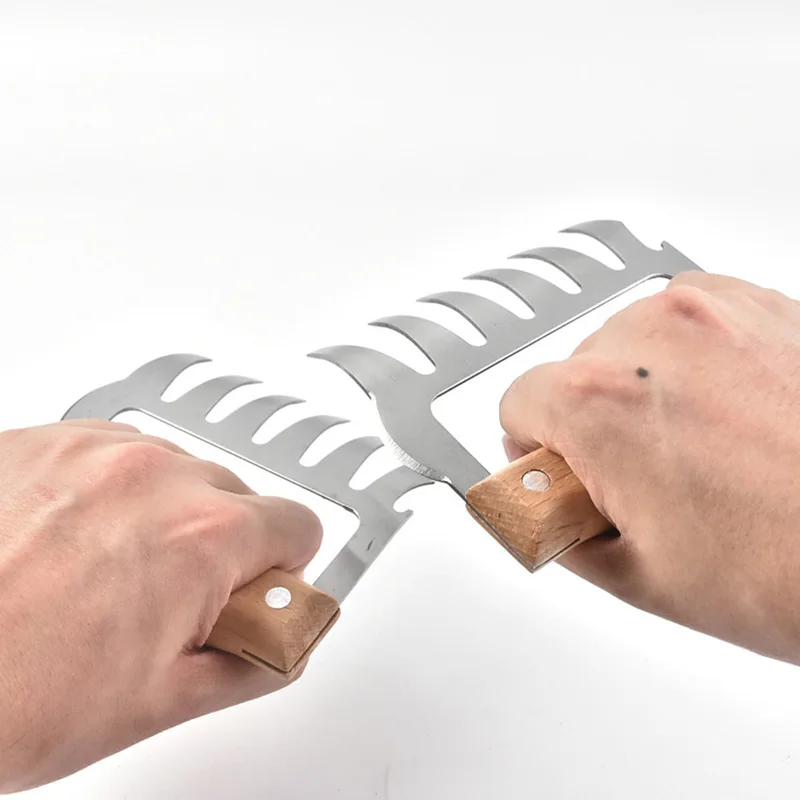 1pc Meat Fork Shredder Claws Stainless Steel Bbq Pulled Pork Meat Clamp Handing Carving Food Grill Accessories Barbecue Tool
1pc Meat Fork Shredder Claws Stainless Steel Bbq Pulled Pork Meat Clamp Handing Carving Food Grill Accessories Barbecue Tool