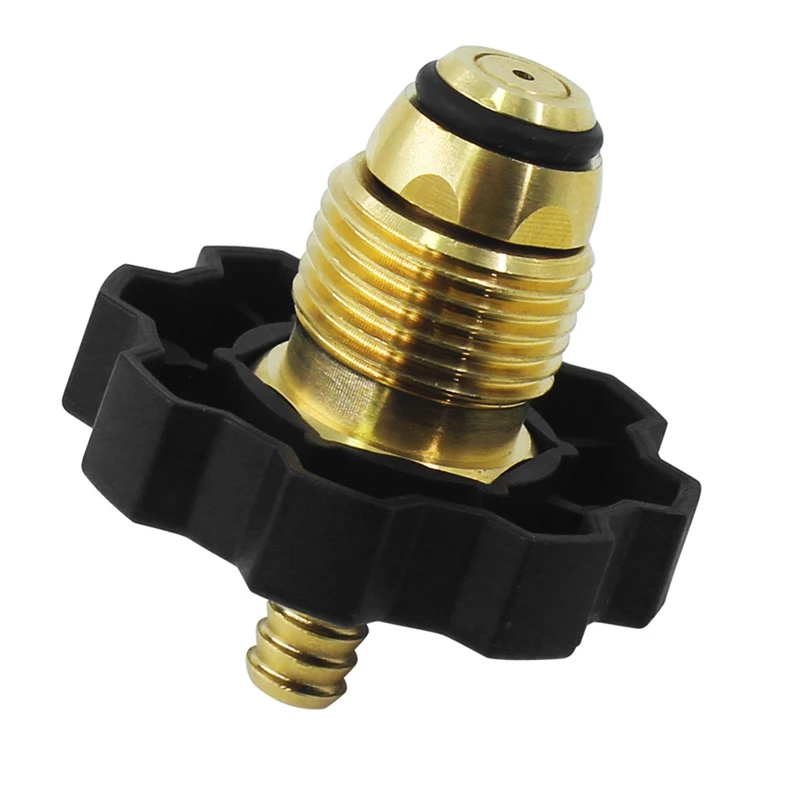 Soft Nose Propane Gas Tank Adapter Replacement With 1/4Inch Hose Barb LP Tank Adapter
Soft Nose Propane Gas Tank Adapter Replacement With 1/4Inch Hose Barb LP Tank Adapter