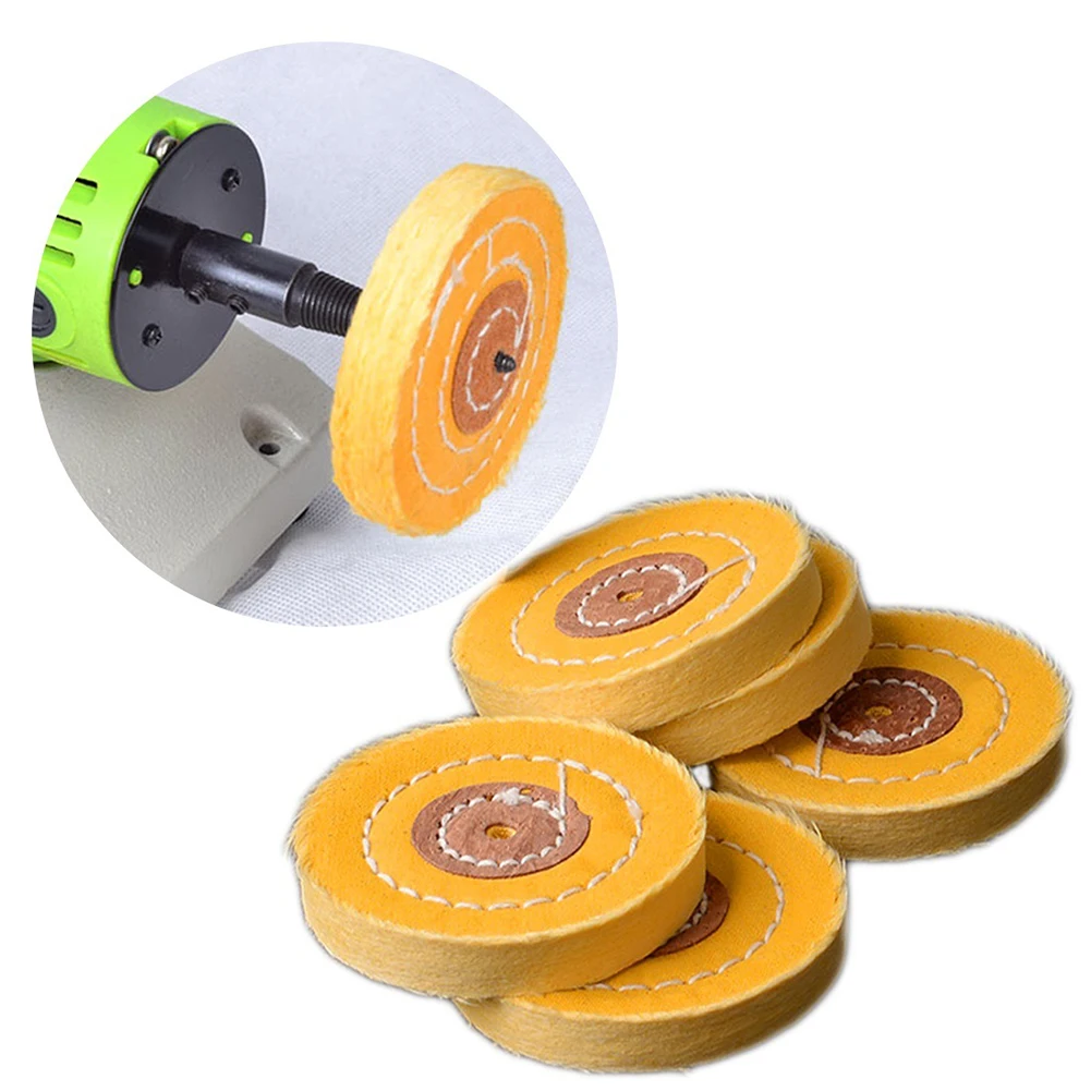 4in 50PLY Polishing Buffing Wheel Cloth Buffing Polishing Head Grinding Jewelry Metals Wheels Rotary Tool Accessories
4in 50PLY Polishing Buffing Wheel Cloth Buffing Polishing Head Grinding Jewelry Metals Wheels Rotary Tool Accessories
