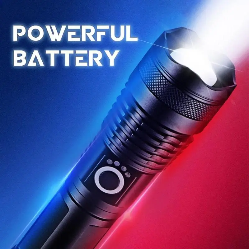 Super Bright XH-P50 LED Flashlight IPX4 Waterproof Usb Flashlight Rechargeable Powerful Flash Light Led Torch Rechargeable USB
Super Bright XH-P50 LED Flashlight IPX4 Waterproof Usb Flashlight Rechargeable Powerful Flash Light Led Torch Rechargeable USB