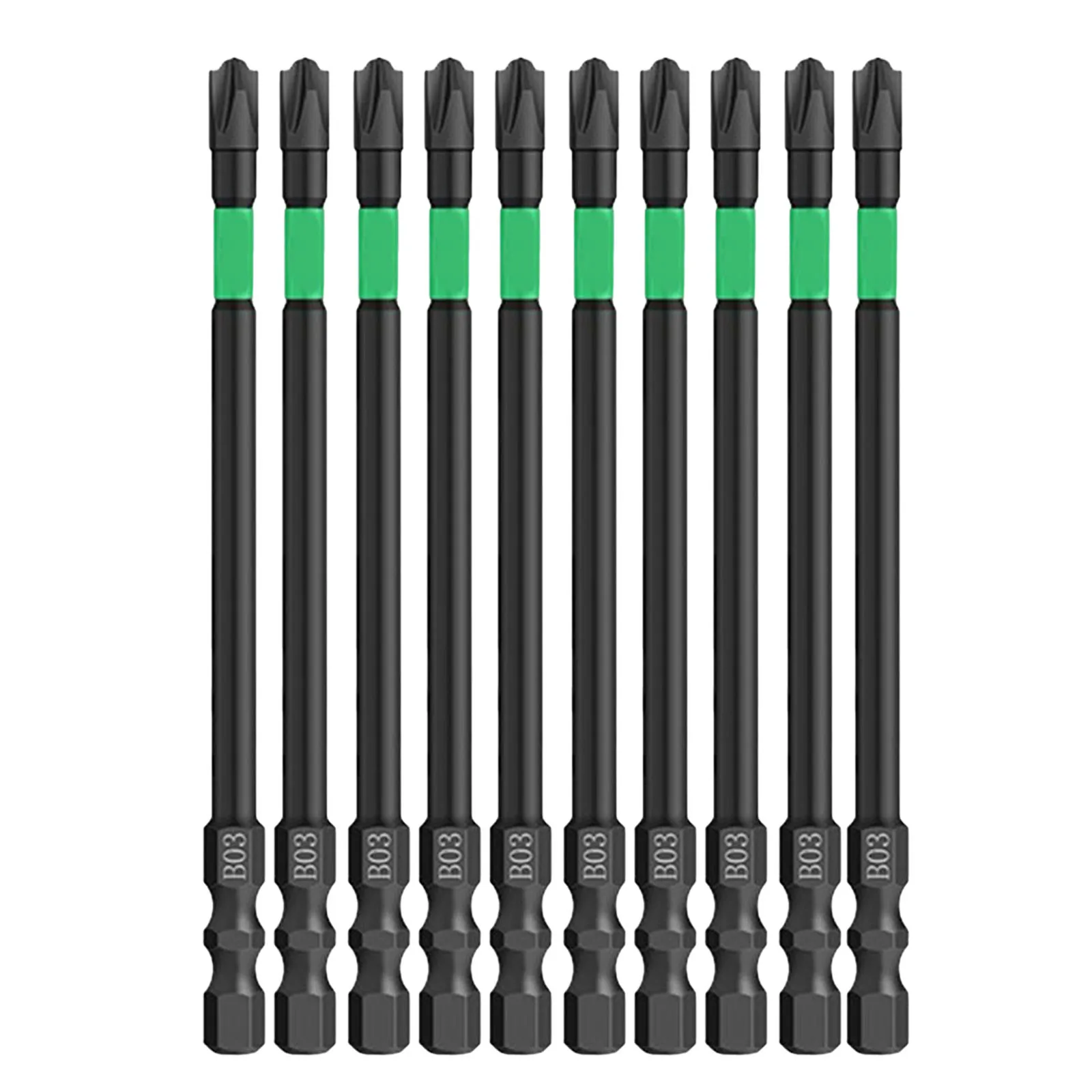 Screwdriver Bits Magnetic Anti-Slip Cross Impact Screwdriver Bits Set 50/75/110/150mm Alloy Steel Power Tools Accessories
Screwdriver Bits Magnetic Anti-Slip Cross Impact Screwdriver Bits Set 50/75/110/150mm Alloy Steel Power Tools Accessories