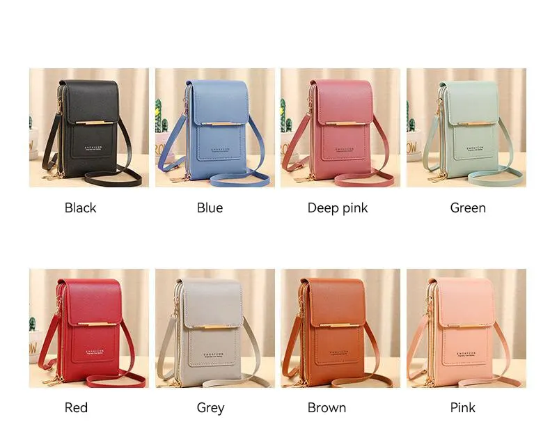 Mobile Phone Bag Touch Screen Female Cross Body Korean Version of Mobile Phone Multi Function Key Zipper Vertical Model Key case 9 Mallzona S418139de8a1a4c029d0cc0f2e0940898K Mobile Phone Bag Touch Screen Female Cross Body Korean Version of Mobile Phone Multi Function Key Zipper Vertical Model Key case Mallzona