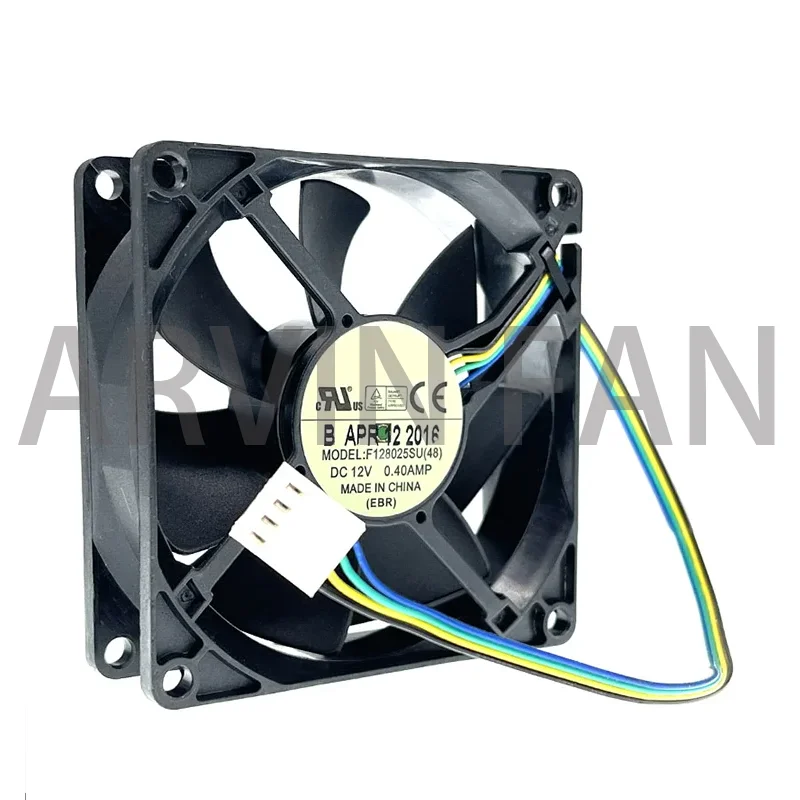 

New 80mm 8cm 8025 PWM Computer PC CPU Cooling Fan,Everflow F128025SU (48) 80X80X25mm DC12V 0.40A 4400RPM High Speed Cooler