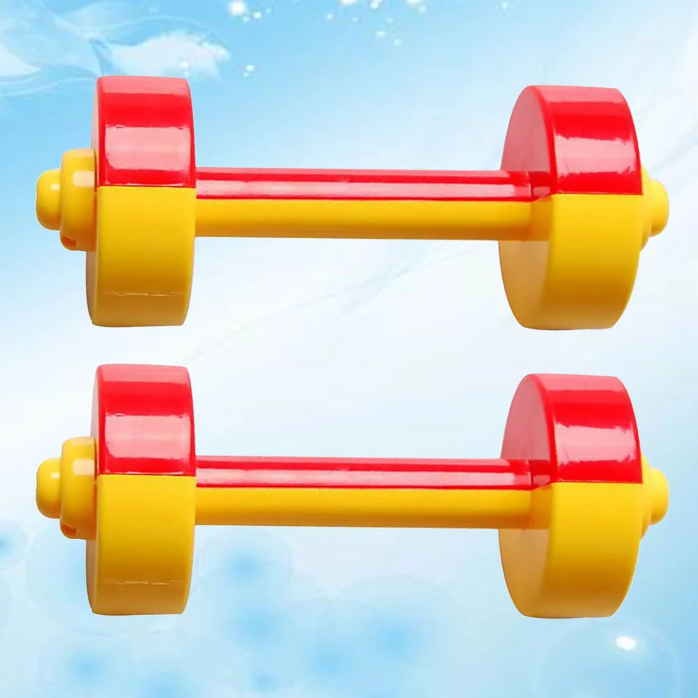 

Children Dumbbell Toy Plastic Dumbbell Toy Fitness Weight Lifting Dumbbell Gymnastic Equipment Props Early Boys Toys For Kids