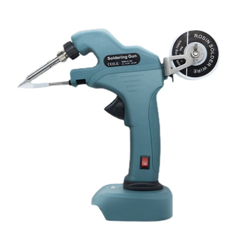 Cordless Soldering Machine Electric Send Tin Tool Fast Thermal Soldering Iron Power Tools for Makita 18V Battery Blue
Cordless Soldering Machine Electric Send Tin Tool Fast Thermal Soldering Iron Power Tools for Makita 18V Battery Blue