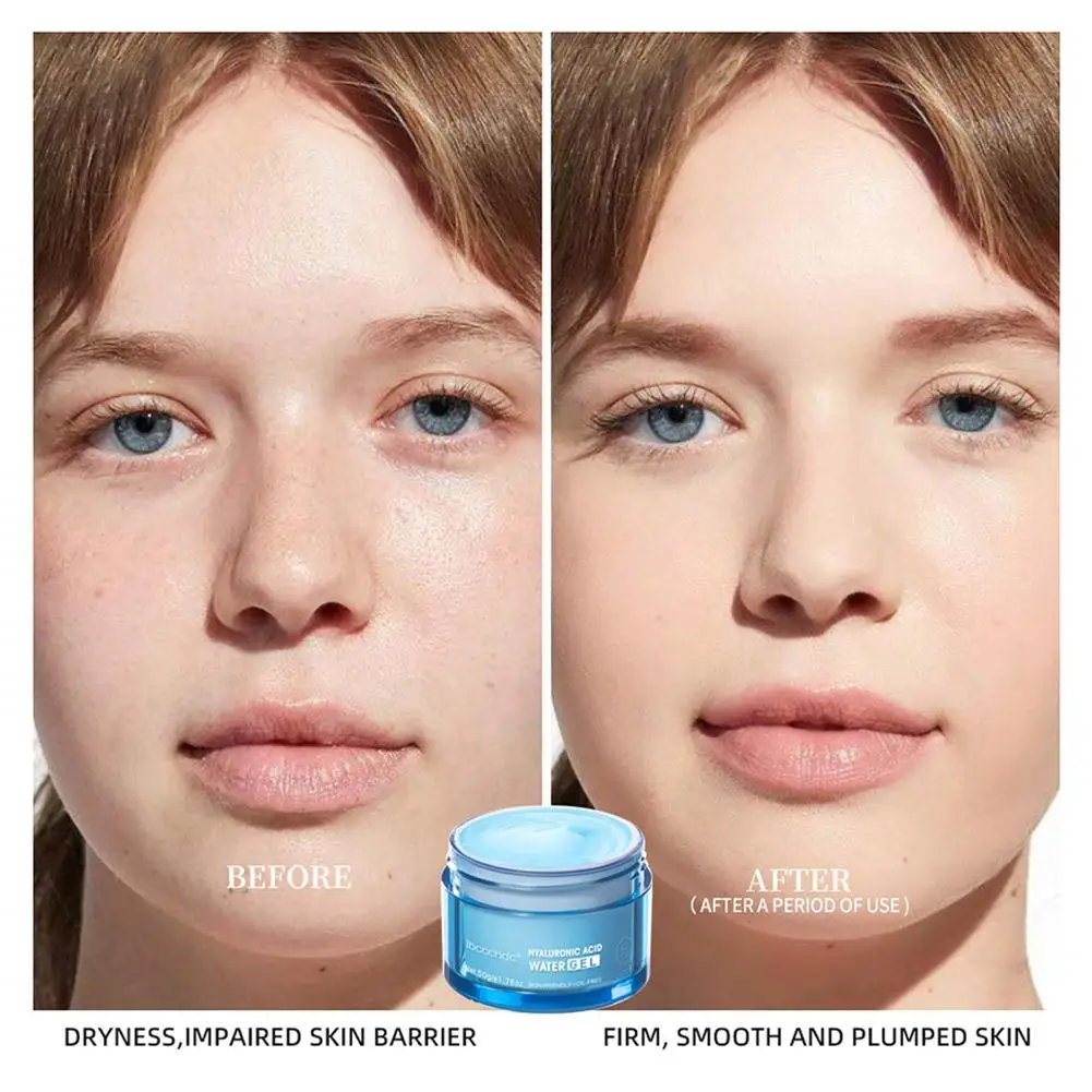 50g Hyaluronic Acid Hydrating Water Gel/Moisturizing Facial Cream Daily Face Moisturizer For Dry Skin Improve Dryness 2 Col S5M5
50g Hyaluronic Acid Hydrating Water Gel/Moisturizing Facial Cream Daily Face Moisturizer For Dry Skin Improve Dryness 2 Col S5M5