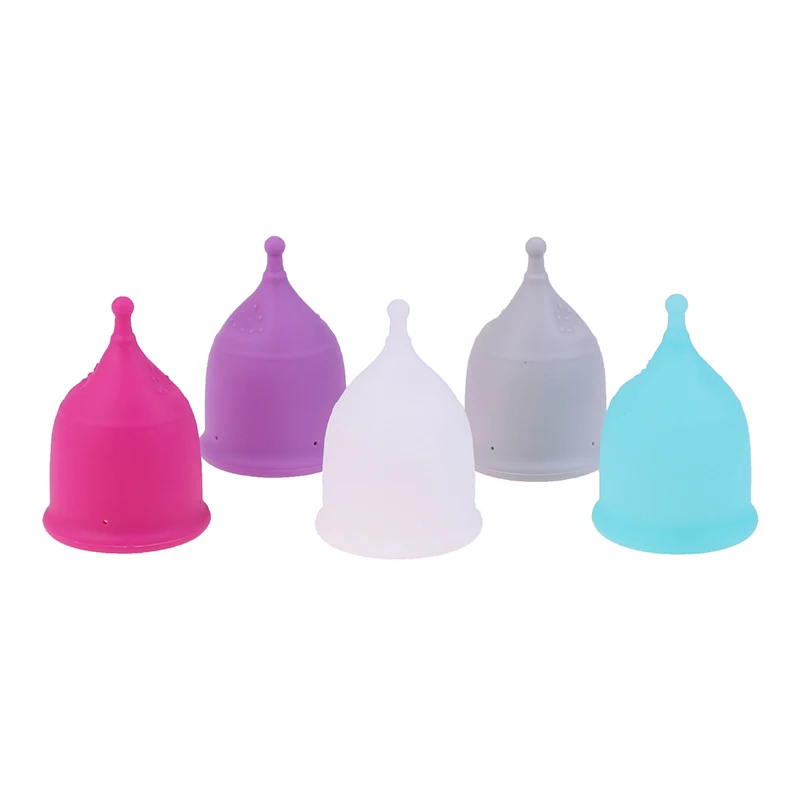 

1PC Portable Menstrual Cup Medical Silicone Leak-proof Lady Women Menstrual Period Cup Feminine Hygiene Product