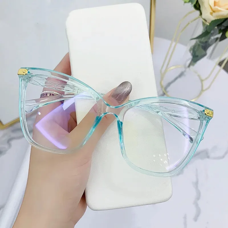 Lunettes de vue anti-lumière bleue pour femmes, lunettes optiques pour ordinateur, lunettes de protection contre les radiations 4